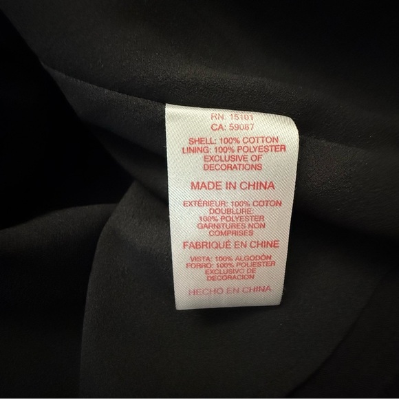 Red Carter Long Sleeve Lace Detail Size Small - Picture 4 of 5